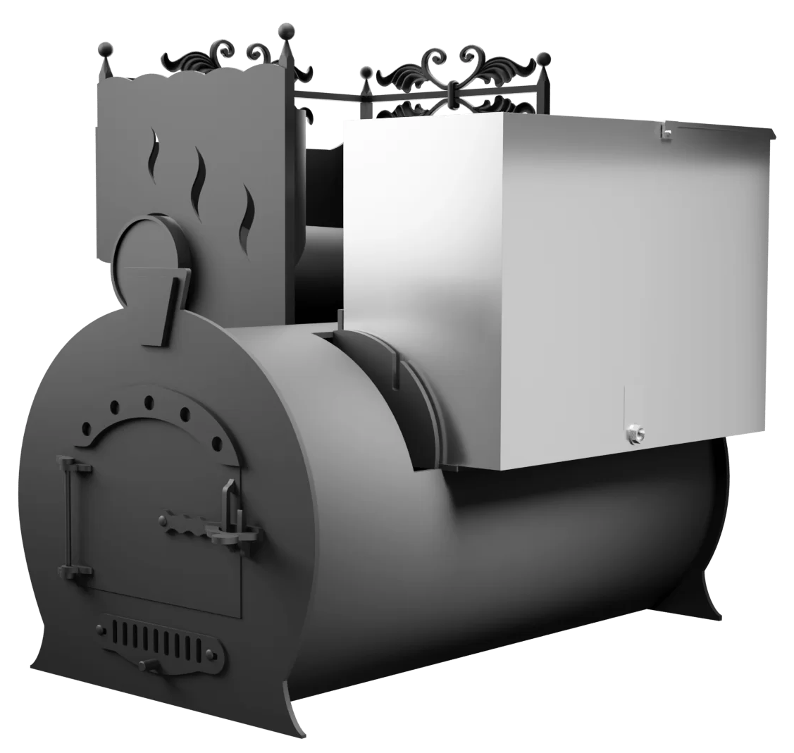 Печь Горыныч 3, каменка с левой стороны фото в Челябинске