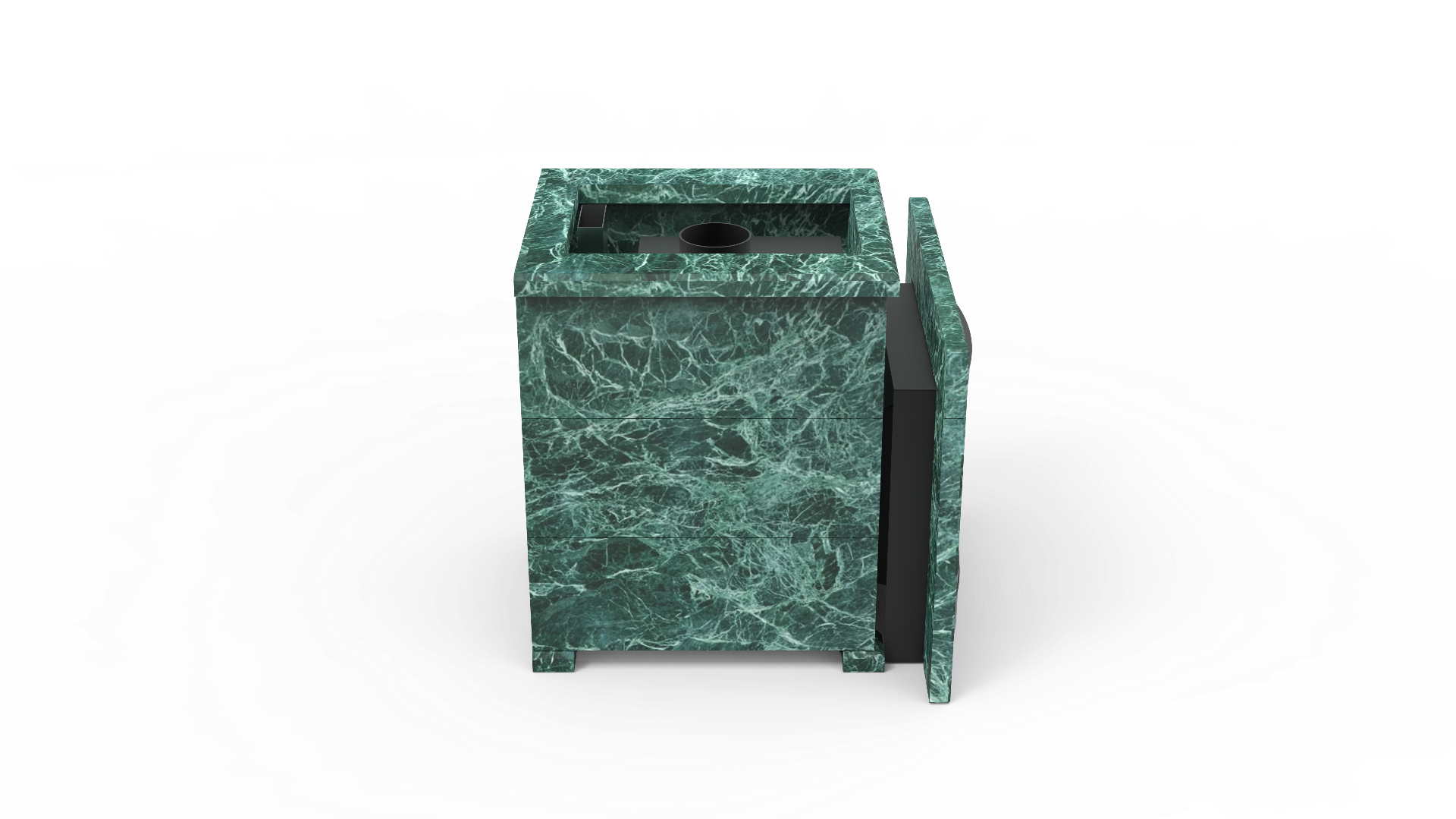 Печь из натурального камня Genesis GN 500 облицовка открытая пироксенит-элит фото в Челябинске