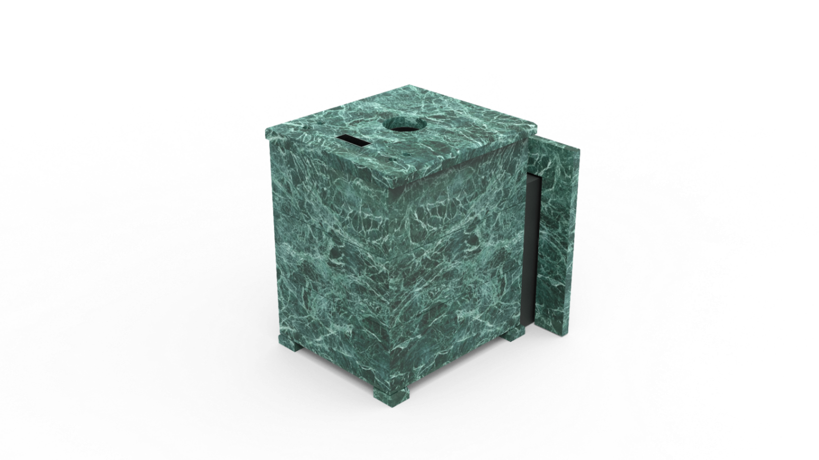 Печь из натурального камня Genesis GN 500 облицовка закрытая плоская пироксенит-элит фото в Челябинске