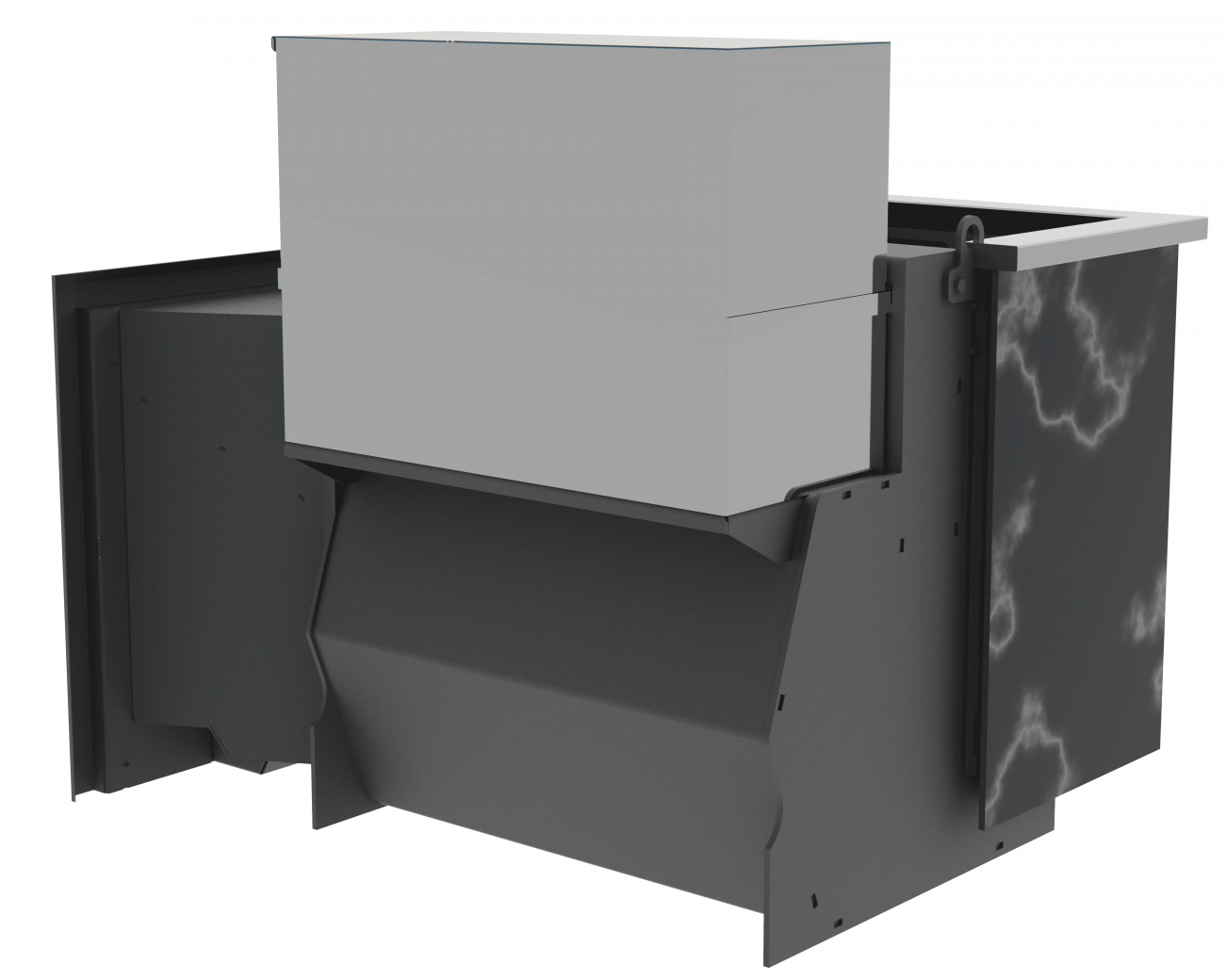 Банный камин 800, AISI 430 фото в Челябинске