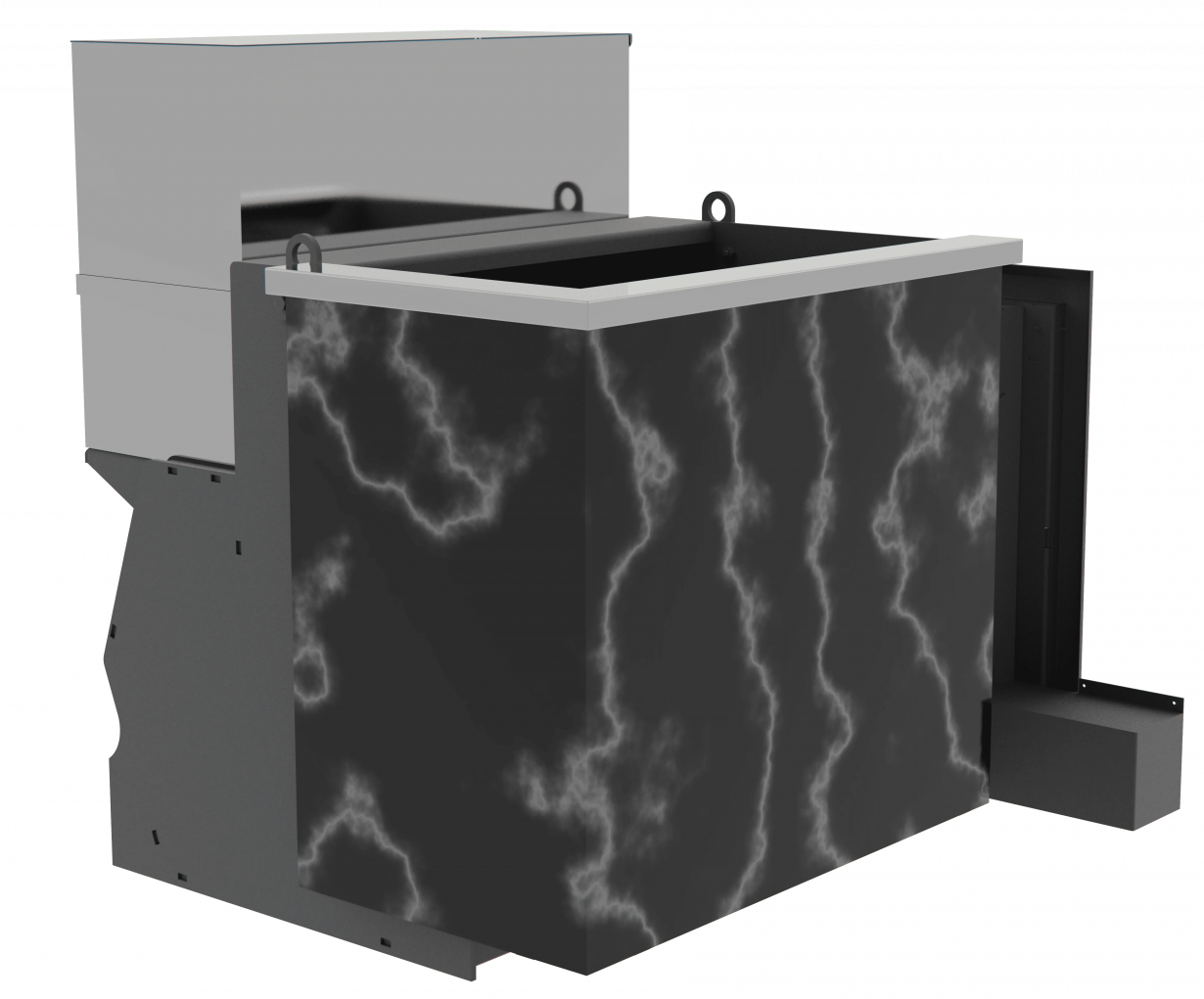 Банный камин 800, AISI 430 фото в Челябинске