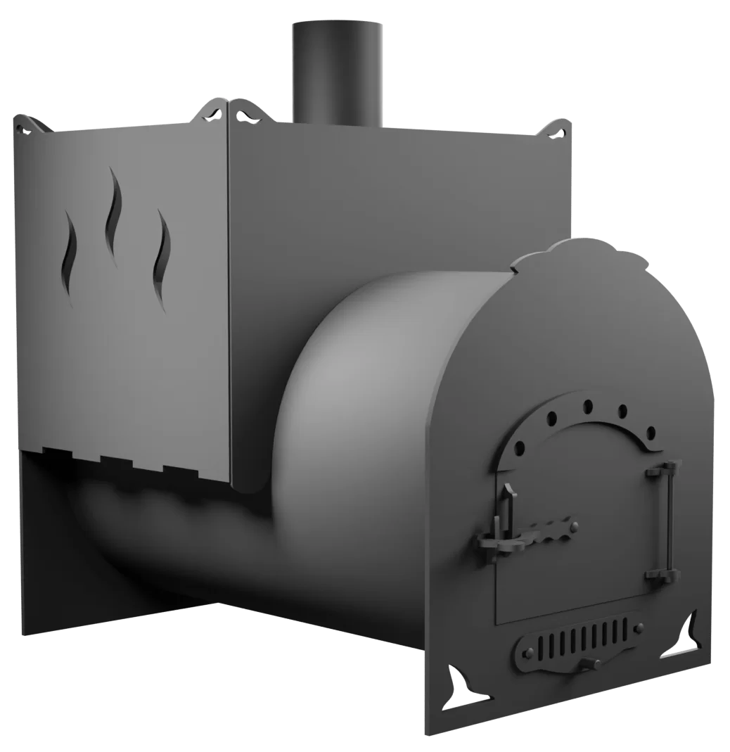 Печь Горыныч Мини, двойная каменка фото в Челябинске