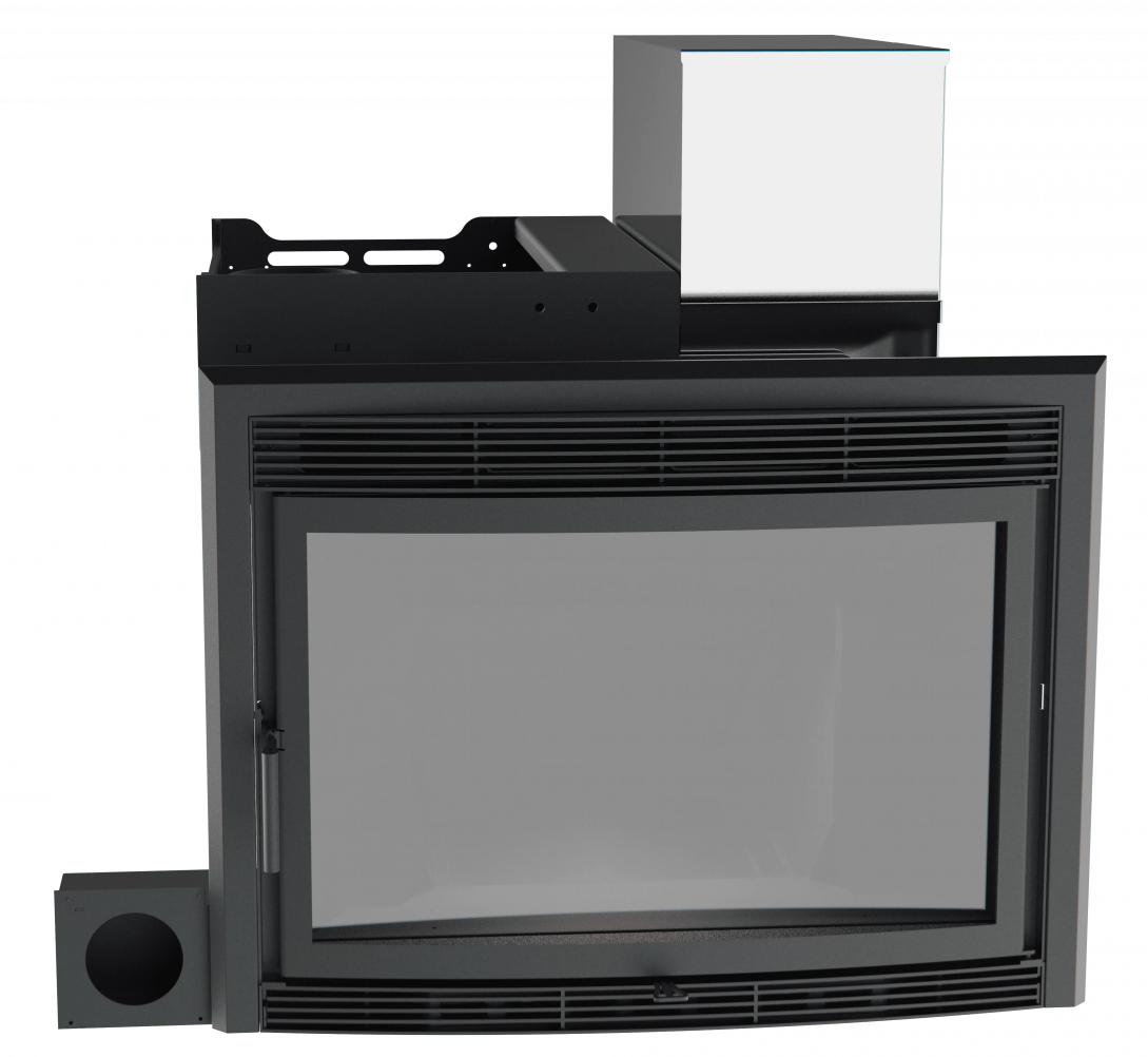 Банный камин 500, сталь+СВО фото в Челябинске