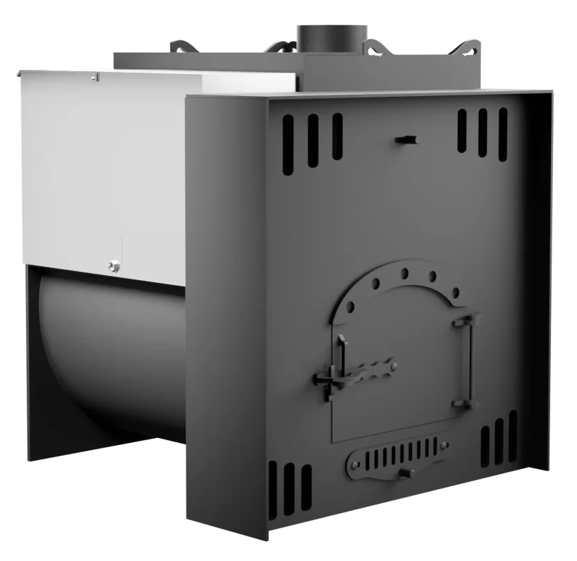 Печь Горыныч Мини, каменка с правой стороны, естественная система воздушного отопления фото в Челябинске