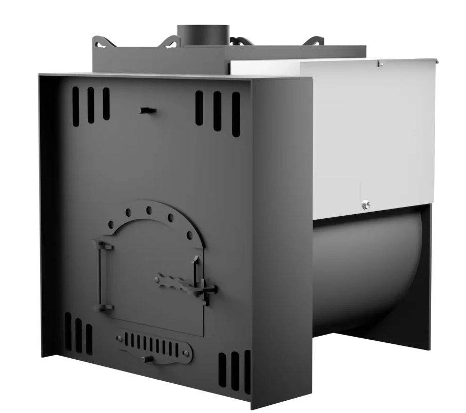Печь Горыныч Мини, каменка с левой стороны, естественная система воздушного отопления фото в Челябинске