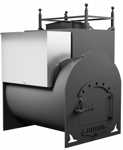 Печь Горыныч Мини, каменка закрытая с правой стороны фото в Челябинске