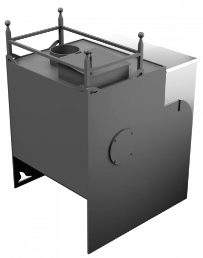 Печь Горыныч Мини, каменка закрытая с правой стороны фото в Челябинске