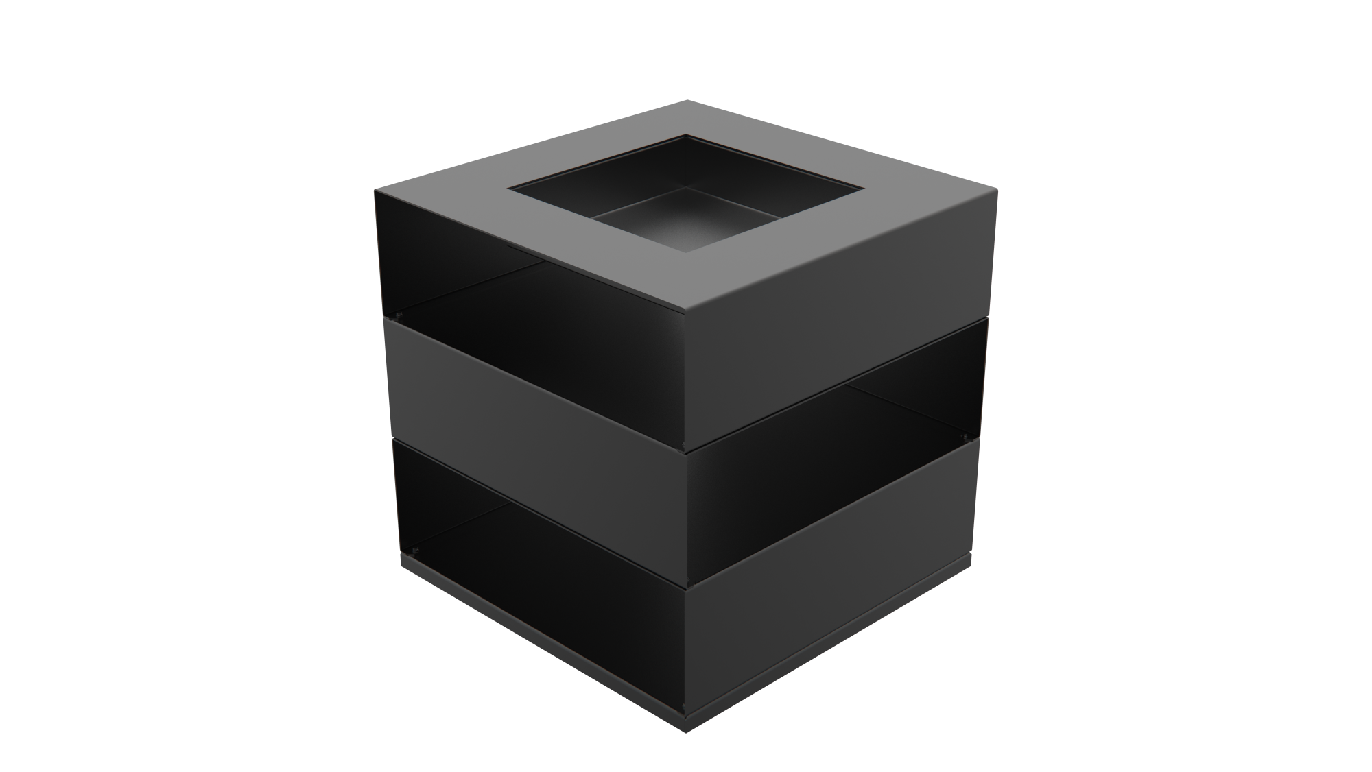 Очаг "Пламенный куб" фото в Челябинске