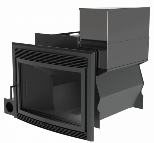 Банный камин 500, сталь+СВО фото в Челябинске