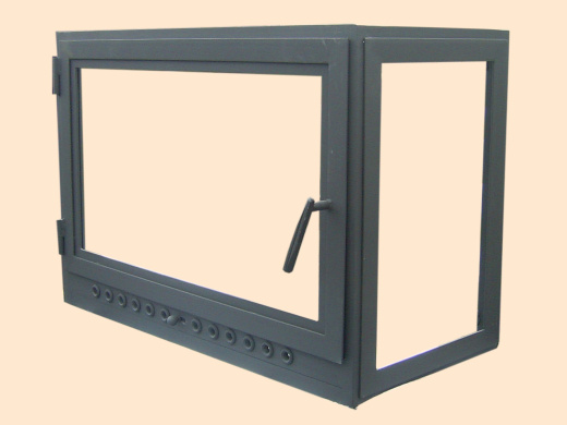 Дверь каминная угловая фото в Челябинске