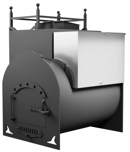 Печь Горыныч Мини, каменка закрытая с левой стороны фото в Челябинске